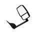 714468 by VELVAC - 2020 Deluxe Series Door Mirror - Black, 96" Body Width, Deluxe Head, Passenger Side