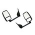 714497 by VELVAC - 2020 Standard Door Mirror - Black, 96" Body Width, 14.50" Arm, Standard Head, Driver and Passenger Side