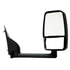 Velvac 714498 Door Mirror 2020 Standard Door Mirror - Black, 96" Body Width, 14.50" Arm, Standard Head, Passenger Side
