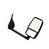 Velvac 714498 Door Mirror 2020 Standard Door Mirror - Black, 96" Body Width, 14.50" Arm, Standard Head, Passenger Side