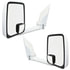 Velvac 714503 Door Mirror 2020 Standard Door Mirror - White, 96" Body Width, 14.50" Arm, Standard Head, Driver and Passenger