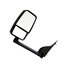 Velvac 714501 Door Mirror 2020 Standard Door Mirror - Black, 102" Body Width, 17.50" Arm, Standard Head, Driver Side