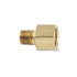 006842 by VELVAC - Flare Fitting - Brass, 1/4" x 1/8", 7/16"-24 Straight Thread