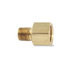 006854 by VELVAC - Flare Fitting - Brass, 5/16" x 1/4", 1/2"-20 Straight Thread