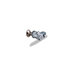 032110 by VELVAC - Air Seat Valve - Height & Lumbar Control Seat Valve, End and Side Ported with Removable Chrome Knob, (2) 1/8" FPT Ports