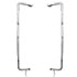 Velvac 721092 Door Mirror Bracket Door Mirror Bracket - Loop and Brackets, Stainless Steel