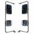 724007 by VELVAC - Door Mirror - Stainless Steel, Complete Pair