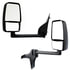 Velvac 728515 Door Mirror 2020SS Deluxe Door Mirror - Black, 96" Body Width, Deluxe Head, Driver and Passenger Side