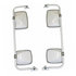 727067 by VELVAC - Door Mirror - White, Complete Pair