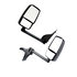 728757 by VELVAC - 2020SS Deluxe Door Mirror - Black, 102" Body Width, Deluxe Head, Driver and Passenger Side