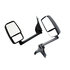 728757 by VELVAC - 2020SS Deluxe Door Mirror - Black, 102" Body Width, Deluxe Head, Driver and Passenger Side