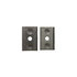 748377 by VELVAC - Door Mirror Hardware Kit - Preset Rivet Plate Kit, Stainless Steel