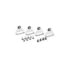 Velvac 757016 Door Mirror Bracket Door Mirror Bracket - Kit Includes Cabfeet and Hardware to Mount One Pair of Mirrors, White