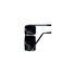 Q781280 by VELVAC - Door Mirror - Loop/Cabfoot Assembly For Sprinter, Black, with Mouting Ends