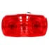 1211 by TRUCK-LITE - Signal-Stat, Permastat, Incandescent, Red Rectangular, 2 Bulb, Marker Clearance Light, P2, Bracket Mount, Hardwired, Blunt Cut, 12V