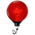 3850 by TRUCK-LITE - Signal-Stat Pedestal Light - Incandescent, Red/Yellow Round, 1 Bulb, Dual Face, 1 Wire, 1 Stud, Black, Stripped End