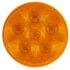 44280Y by TRUCK-LITE - Super 44 Turn Signal Light - LED, Yellow Round Lens, 6 Diode, Grommet Mount, 12V