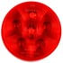 44982R by TRUCK-LITE - Super 44, LED, Red, Round, 6 Diode, Stop/Turn/Tail, Diamond Shell, Fit 'N Forget S.S., 12V