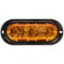 60286Y by TRUCK-LITE - 60 Series Turn Signal Light - LED, Yellow Oval Lens, 25 Diode, Flange Mount, 12V