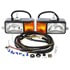 80805 by TRUCK-LITE - Snow Plow Light - Halogen, 2 Bulb, Polycarbonate, 4 x 6 in. Rectangular, Universal, 12V