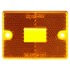 Truck-Lite 8947A Marker Light Lens Signal-Stat Marker Light Lens - Rectangular, Yellow, Acrylic, 2 Screw Mount