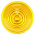 9004A by TRUCK-LITE - Signal-Stat Marker Light Lens - Beehive, Yellow, Acrylic, Snap-Fit Mount