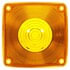 9063A by TRUCK-LITE - Signal-Stat Pedestal Light Lens - Signal-Stat, Square, Yellow, Acrylic, For Pedestal Lights (4874AY101, 4810, 4800, 4801), 4 Screw