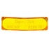 9082A by TRUCK-LITE - Signal-Stat Marker Light Lens - Rectangular, Yellow, Polycarbonate, Snap-Fit Mount
