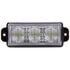 92870C by TRUCK-LITE - Strobe Light - LED, 3 Diode, Rectangular Clear, Black Bracket Mount, Class I, Hardwired, Stripped End, 12 Volt