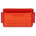 9342 by TRUCK-LITE - Signal-Stat Marker Light Lens - Rectangular, Red, Polycarbonate, Snap-Fit Mount