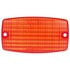 9372 by TRUCK-LITE - Signal-Stat Turn Signal Light Lens - Rectangular, Red, Polycarbonate, For Signal Lighting Lights (548, 549), 2 Screw