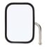 97662 by TRUCK-LITE - Door Mirror - 7.5 x 10.5 in., Silver Stainless Steel, Flat Mirror, Universal