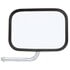 97682 by TRUCK-LITE - Door Mirror - 7.5 x 10.5 in., Silver Stainless Steel, Flat Mirror, Universal