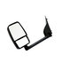 714519 by VELVAC - 2020 Deluxe Series Door Mirror - Black, 102" Body Width, Deluxe Head, Driver Side