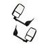 714521 by VELVAC - 2020 Deluxe Series Door Mirror - Black, 96" Body Width, Deluxe Head, Driver and Passenger Side