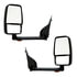 Velvac 714554 Door Mirror 2020 Deluxe Series Door Mirror - Black, 102" Body Width, Deluxe Head, Driver and Passenger Side