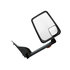 714574 by VELVAC - 2020 Standard Door Mirror - Black, 102" Body Width, Standard Head, Passenger Side