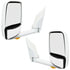 Velvac 714583 Door Mirror 2020 Deluxe Series Door Mirror - White, 96" Body Width, Deluxe Head