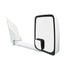 Velvac 714596 Door Mirror 2020 Standard Door Mirror - White, 86" Body Width, 9.50" Arm, Standard Head, Passenger Side