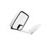 Velvac 714599 Door Mirror 2020 Standard Door Mirror - White, 86" Body Width, 9.50" Arm, Standard Head, Driver Side