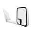 Velvac 714600 Door Mirror 2020 Standard Door Mirror - White, 86" Body Width, 9.50" Arm, Standard Head, Passenger Side