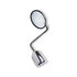 714620 by VELVAC - Door Blind Spot Mirror - Kit with 8.5" DuraBall Convex Mirror, Bent and Straight Arm Brackets