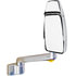 Velvac 714684 Door Mirror 2030 Series Door Mirror - Chrome, 12" Radius Base, 10" Lighted Arm, Passenger Side