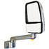 Velvac 714724 Door Mirror 2030 Series Door Mirror - Chrome, 9" Radius Base, 14" Lighted Arm, Deluxe Head, Passenger Side