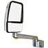 Velvac 714751 Door Mirror 2030 Series Door Mirror - Chrome, 10" Radius Base, 10" Lighted Arm, Deluxe Head, Driver Side
