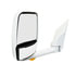 Velvac 714905 Door Mirror 2020 Deluxe Series Door Mirror - White, 96" Body Width, Deluxe Head, Driver Side