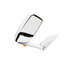 714905 by VELVAC - 2020 Deluxe Series Door Mirror - White, 96" Body Width, Deluxe Head, Driver Side