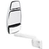 Velvac 714927 Door Mirror 2030 Series Door Mirror - White, 9" Radius Base, 14" Arm, Deluxe Head, Driver Side