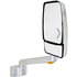 Velvac 715218 Door Mirror 2030 Series Door Mirror - Chrome, 14" Lighted Arm, VMAX II Head, Passenger Side