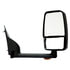 715438 by VELVAC - 2020 Deluxe Series Door Mirror - Black, 96" Body Width, Deluxe Head, Passenger Side